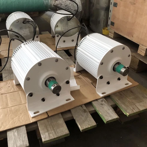 5000W 48V 300rpm Generador de Imán Permanente Tierra Rara NdFeB Alternador Trifásico - Imagen 8 de 20
