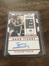 2020-21 Contenders Killian Tillie Game Ticket Red Auto Autograph RC #94 B861