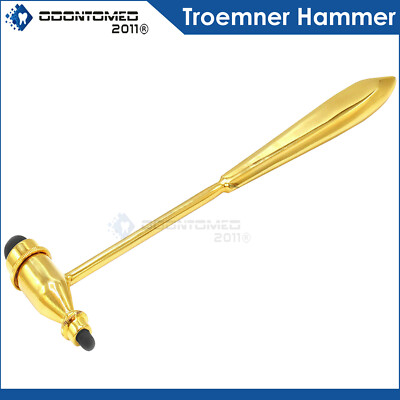 Tromner Neurological Reflex Hammer Full Gold cutaneous and Superficial responses