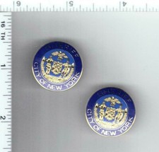 Mayor Bill DeBlasio's Sheriff's Department  - Supervisor Gold Collar Brass Set
