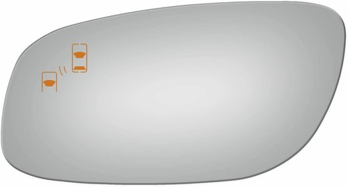 Flat Left Side Mirror For 10-19 Ford Taurus W/O Backing Plate - Picture 4 of 5