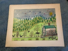 Phillip L (Chief) Willey Painting