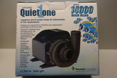 Pentair Aquatics Lifegard Quiet one 14000 Teichpumpe Tauchpumpe Garten Aquarium