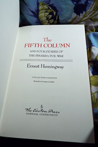 Easton Press The Fifth Column by Ernest Hemingway - Picture 7 of 9