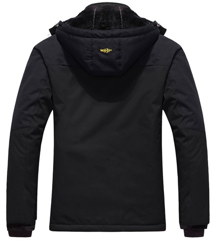 Wantdo Herren wasserdichte Winterjacke warm Wintermantel Jacke Skijacke Kapuze - Bild 7 von 162