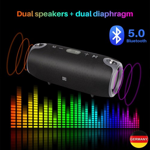 Neu Bluetooth 5.0 Lautsprecher IP67 40W Sound BT Speaker HiFi-Stereo Musik-Box