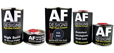 FÜR KIA B4U Gravity Blue Perl Metallic Autolack Grundierung Klarlack 3,7L Set