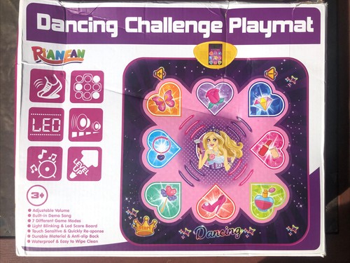 4 Lot Dance Mat Toys Touch Play Electronic Pad With Led Lights Adjustable Volume - Picture 3 of 9