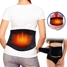 Lower Back Support Belt Adjustable Waist Brace Lumbar Pain Relief for Men Women
