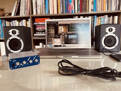 Digidesign M-Audio Mini Mbox2 USB Recording Interface & StudioPro 3 Speakers Set