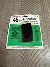 Vintage Realistic 45 RPM Automatic Spindle Adapter Radio Shack 42-3000 New