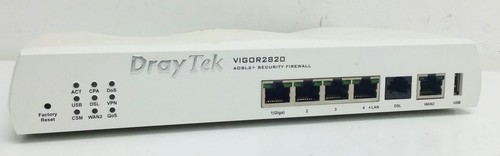 Draytek Vigor2820 Annex A ADSL2+ Security Firewall
