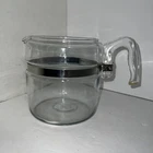 Vintage Pyrex Flameware Percolator Glass Coffee POT ONLY 7756-B 6 Cup