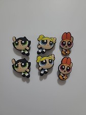 Power Puff Girls Rubber Shoe Charms For Crocs...