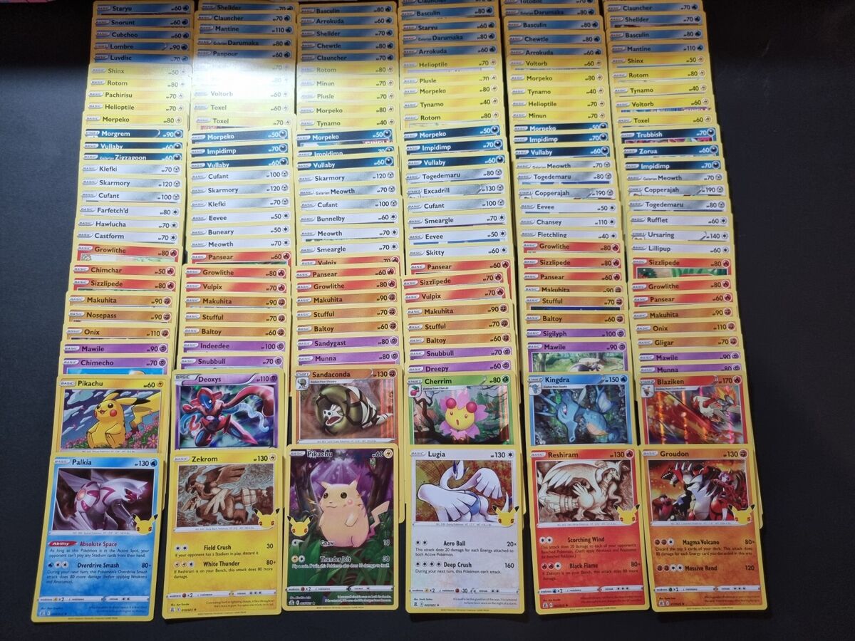 200 Pokemon Cards Bulk Lot 2x Ultra Rare V 24 Rares & Shiny Holo