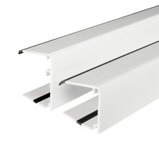 uPVC Polycarbonate Glass End Closure 25 & 35mm Conservatory Roof Sheet Drip 1m