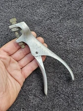 Vtg Welliver 1700 Old Aluminum Saw Set Tooth Setter Adjusting Adjust Hand Tool