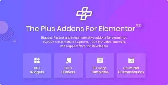 ThePlus Addon for Elementor for WordPress GPL eBay
