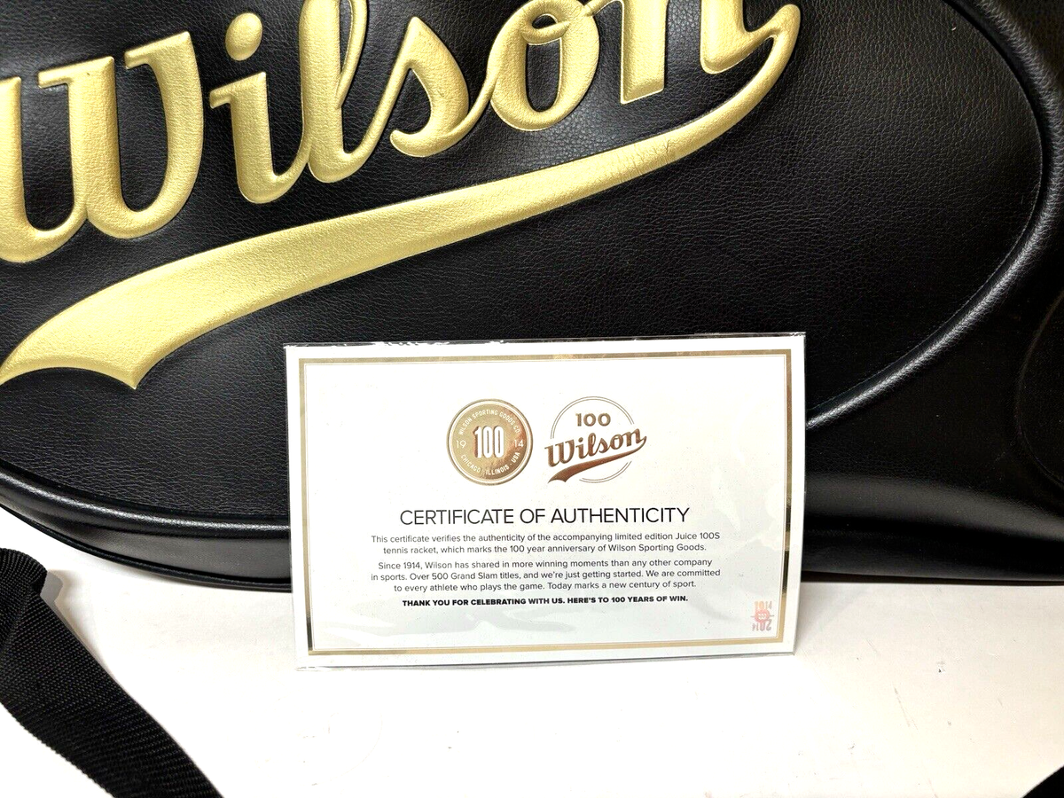 ウィルソン100周年記念ラケットバック Wilson Limited Edition