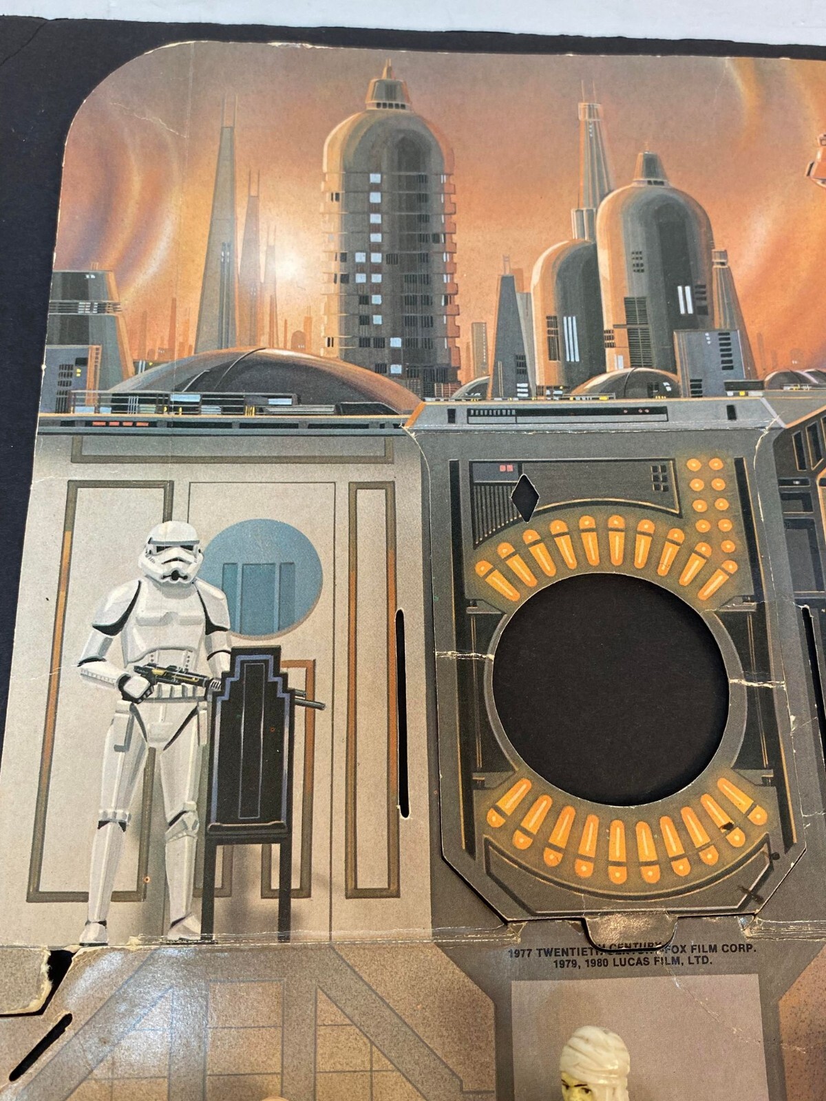 Star Wars Vintage 1978 Cloud City Playset 1980 SEARS Background Display