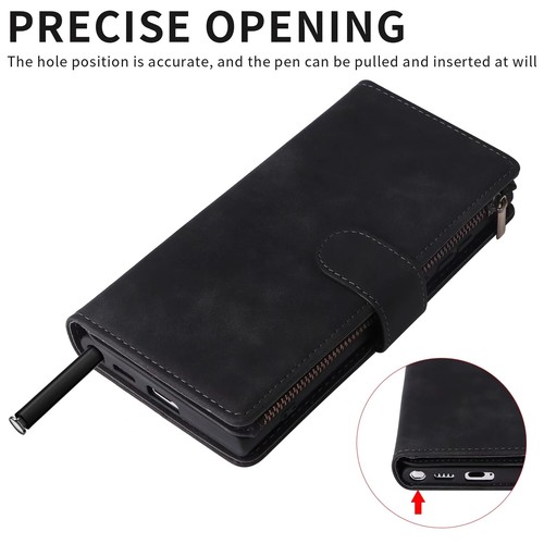 Leather Wallet Card Case Flip Cover For iPhone 6 7 8 XR 15 11 12 13 Pro Max Mini - Picture 8 of 17