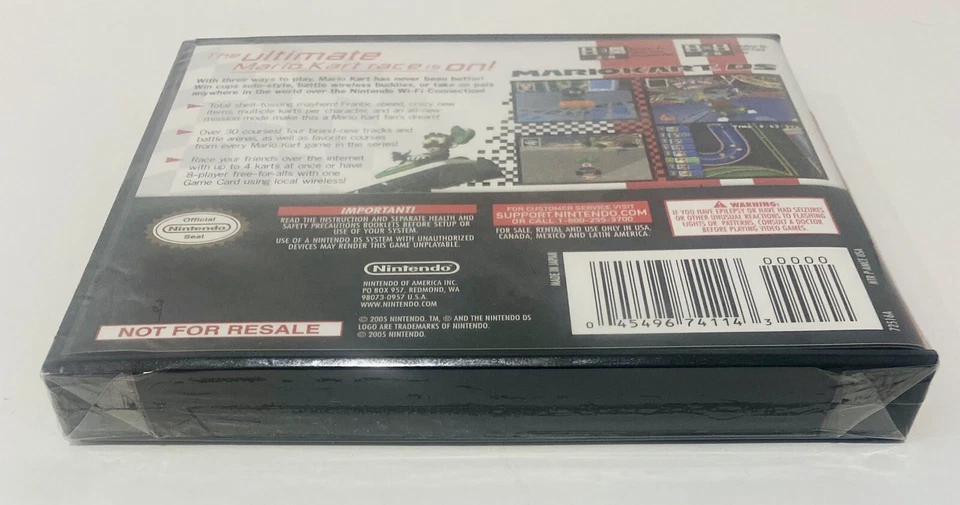 Mario Kart Nintendo DS BRAND NEW - FACTORY SEALED Not For Resale NFR Authentic - Image 4 of 4