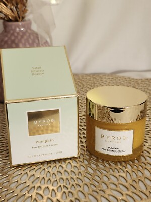 Byroe Pumpkin Pro-Retinol Cream 1.69 FL OZ./50ML Full Size Retail Value $110!