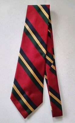 Kenneth Gordon Striped 100% Silk Mens Tie. Made In USA 58"x 4." - Image 1 of 4