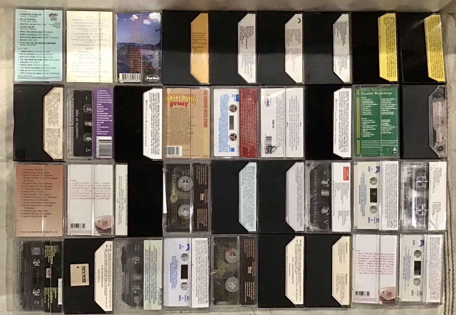 Cassette Tapes Bulk Lot Retro Vintage Music x 36 with Case Lot 103 eBay