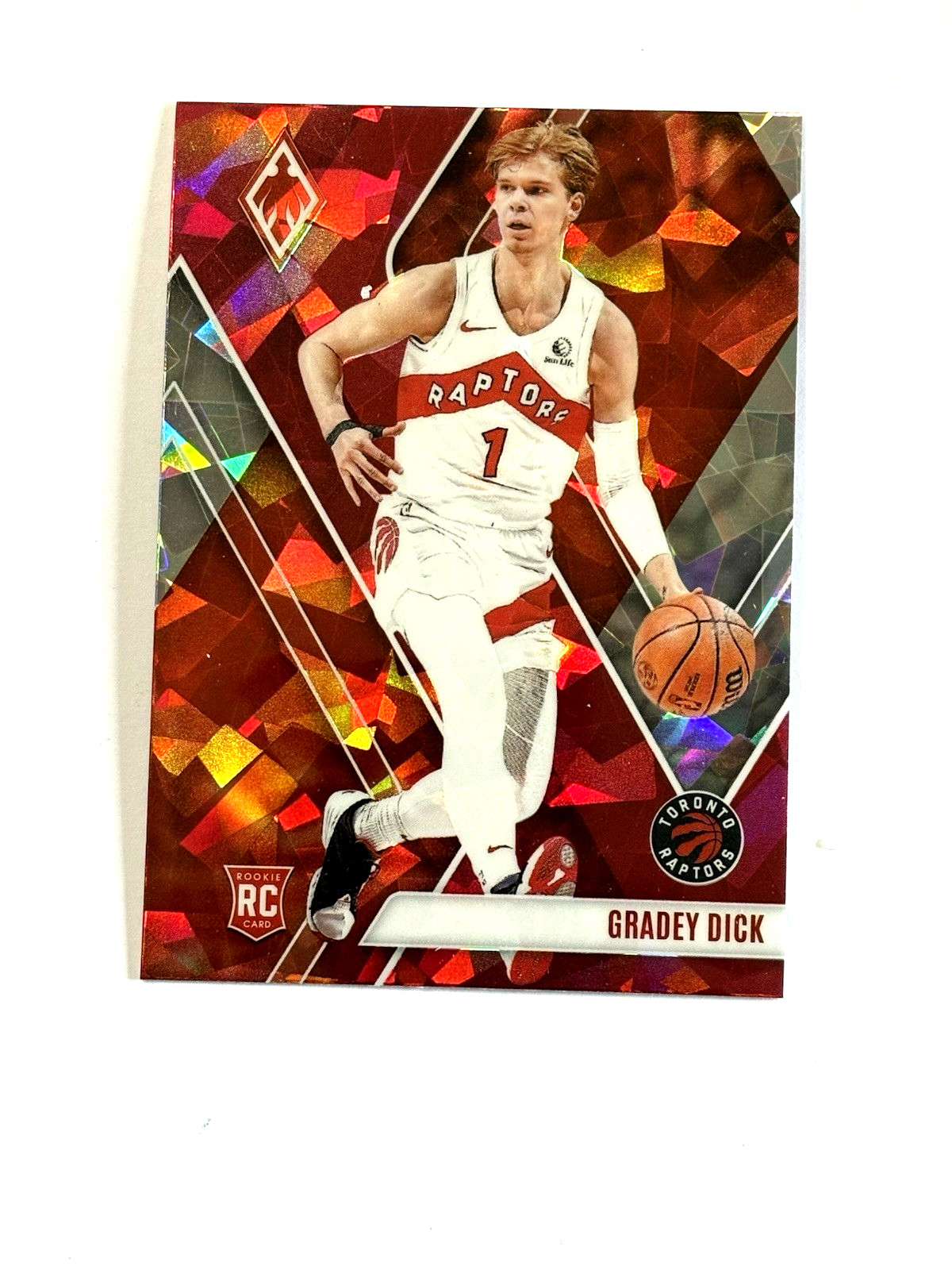 2023-24 Panini Phoenix Gradey Dick Red Ice Phoenix Rookie Card #282