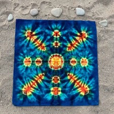 Handmade Tie Dye Bandana  100 Cotton 