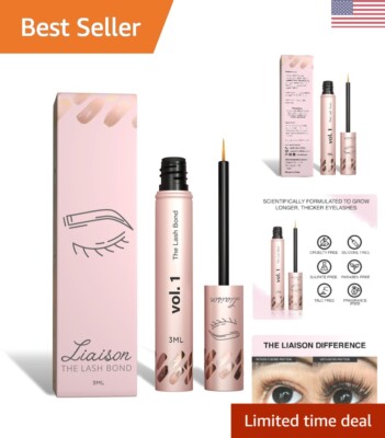 Powerful Natural Eyelash Growth Serum for Longer, Fuller & Thicker Lashes