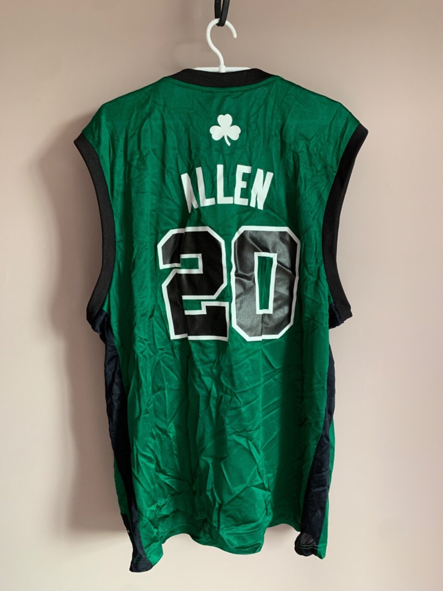 刺繍‼️ NBAユニフォーム Boston Celtics Ray Allen Ray Allen Boston Celtics Autographed Irish Green Mitchell
