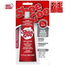 Eclectic Shoe Goo Adhesive Glue, Shoe Repair, Clear, 110010, 3.7 fl. oz.