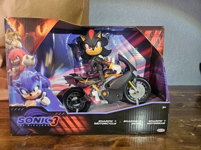Sonic The Hedgehog 3 Movie Shadow 5''  and Motorcycle MOTORRAD Toy JAKKS PACIFIC
