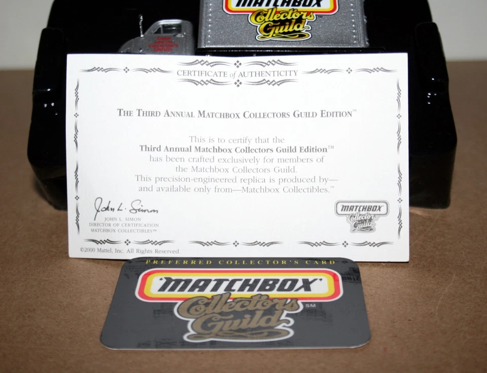 Matchbox 3rd Annual Collectors Guild 1948 GMC COE Box Truck 1/43 Scale COA NEW - Image 4 of 4