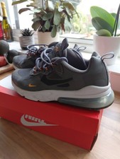 Nike Air Max 270 React Trainers Boys Grey Size UK 5.5 #REF291