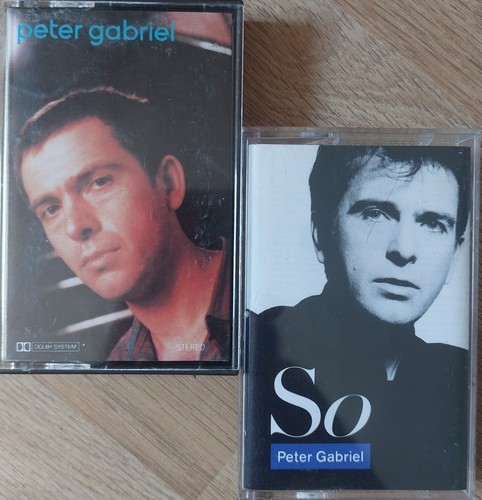 2 x PETER GABRIEL UK Issue Cassette Tape Albums ☆Job Lot/Bundle - All Pictured!☆