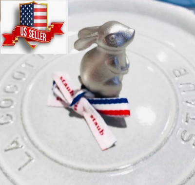 NEW STAUB Rabbit Knob Easter Bunny Limited Edition Le Creuset Lid Knob