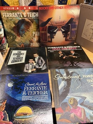 Lot of 8 Ferrante & Teicher Vinyl Records Untested