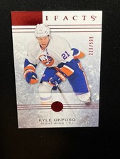 14-15 UD Artifacts Hockey Red Parallel 71 Kyle Okposo /599