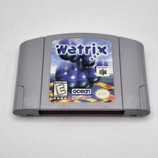 Wetrix N64 Nintendo 64 Authentic Video Gane Cartridge Only Cleaned & Tested