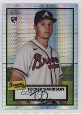 2021 Chrome Platinum Anniversary Mega Box Prism Refractor Tucker Davidson 0s55
