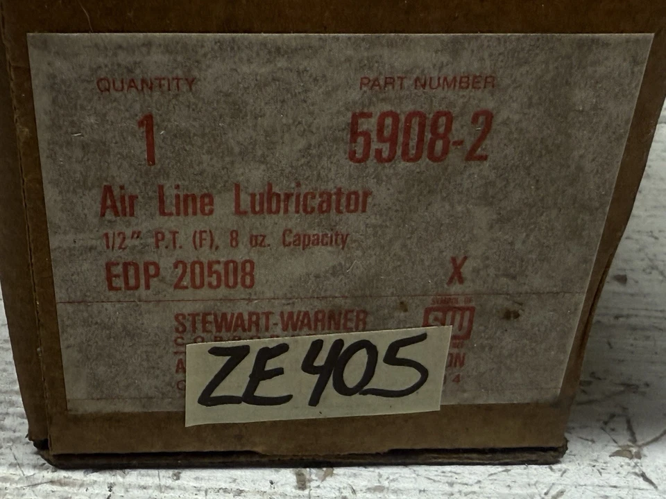 Alemite 5908-2 Air Line Lubricators 250Psi 1/2 Inch Transducer Transmitter New - Image 4 of 4