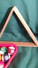 Complete Miniature Billiard Ball Set with Cue Ball and3 3-Triangle Racks — photo 7