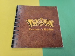 Notice Pokémon Guide Du Dresseur Bleu Rouge Game Boy DMG Français Occasion