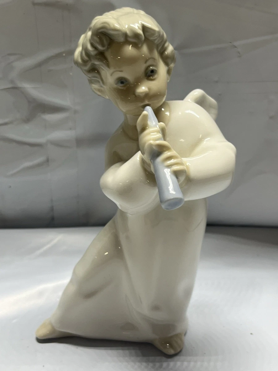 Lladro Angel With Flute In Lladro Angel Figurines for sale | eBay