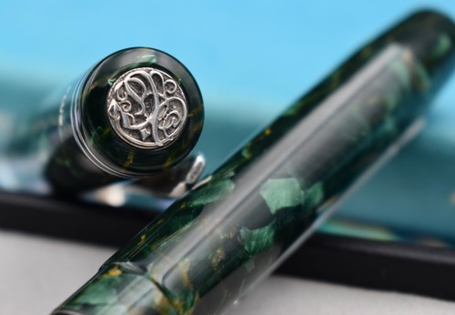 VISCONTI Pen Plus Limited Edition 90 Füllfederhalter mit grünem Michelangelo Zelluloid - Bild 6 von 23