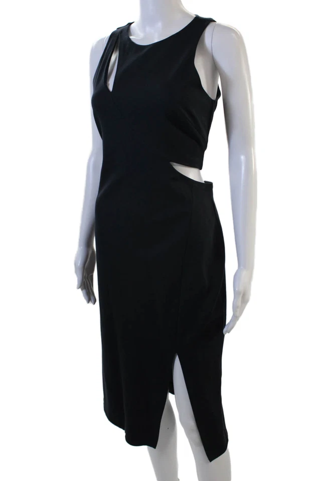 Vestido N Nicholas Para Mujer Cremallera Trasera Sin Mangas Cuello Redondo Corte Azul Marino Talla 6 Foto 2 de 4