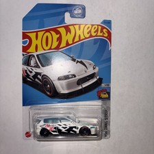 Hot Wheels HW Drag Strip Series White Honda Civic Custom
